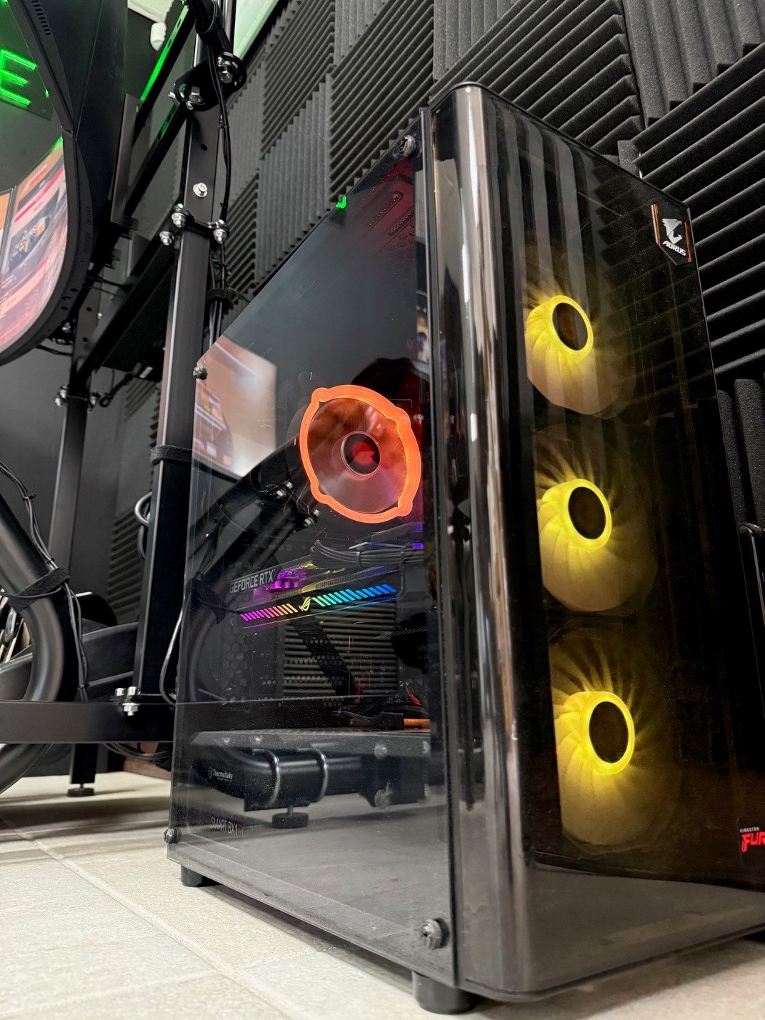 PC gamer con GeForce RTX