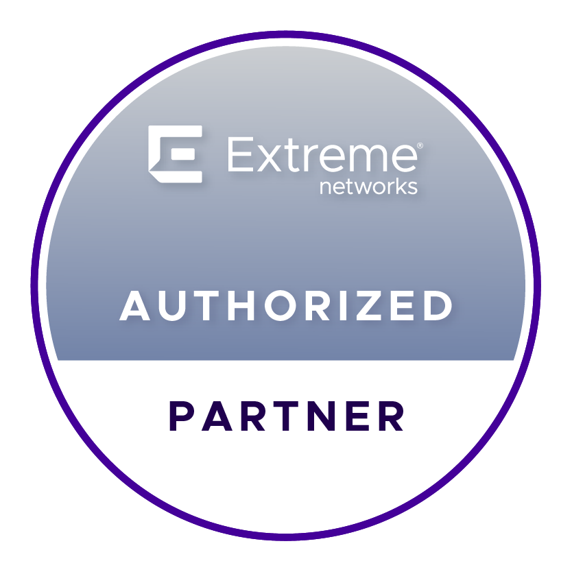 Sello de Extreme Networks Authorized Partner